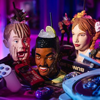 Bunga90 ceramic head glassware