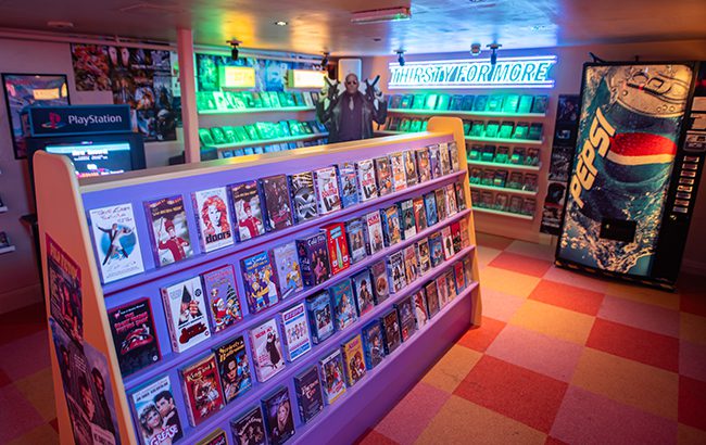 Bunga90 video store entrance