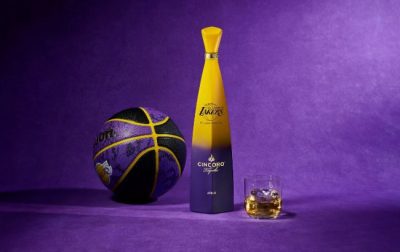 Cincoro creates LA Lakers Tequila bottle