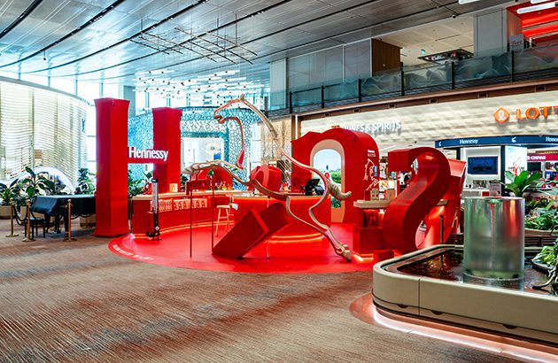 Hennessy takes the Fire Horse to Changi Airport