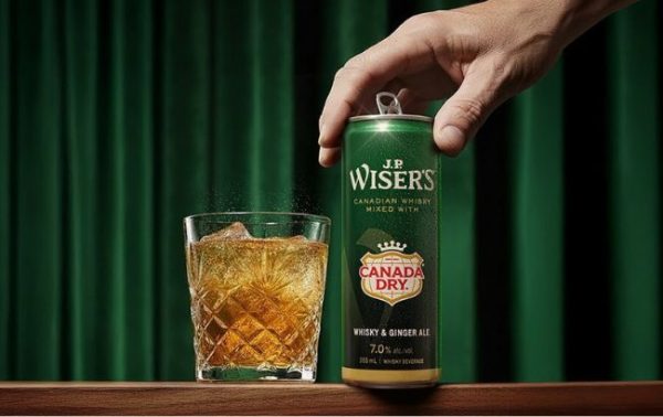 JP Wiser’s and Canada Dry create Whisky & Ginger RTD