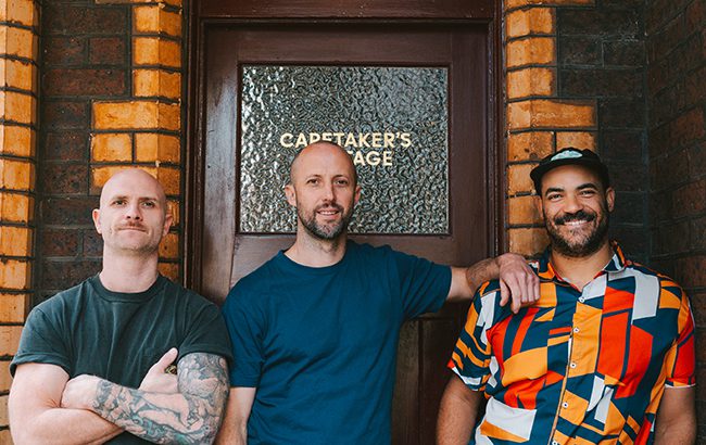 Three Horses - Rob Libecans, Ryan Noreiks, Matt Stirling (L to R)