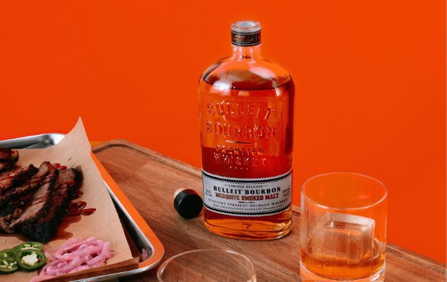 Bulleit Bourbon Mesquite Smoked Malt Kentucky Straight Bourbon Whiskey