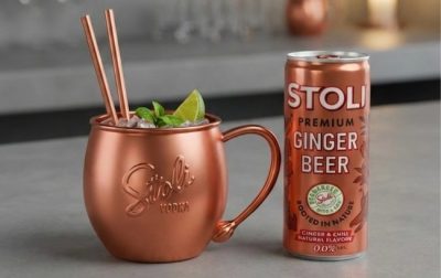 Stoli relaunches canned ginger beer