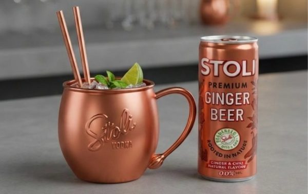 Stoli relaunches canned ginger beer