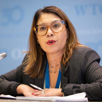 Helen Medina at the WTO
