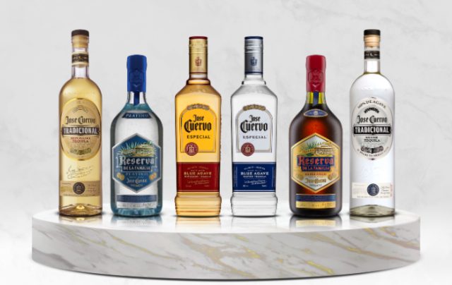 Jose Cuervo Tequila range