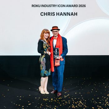 Chris Hannah of Jewel of the South won the Roku Industry Icon Award