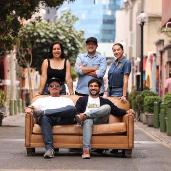 The Super Group team: (top, L-R) Zaffra Hung, Aaron Díaz, Frescia Casanova, (bottom) Jorge Chung and Luis Carrión