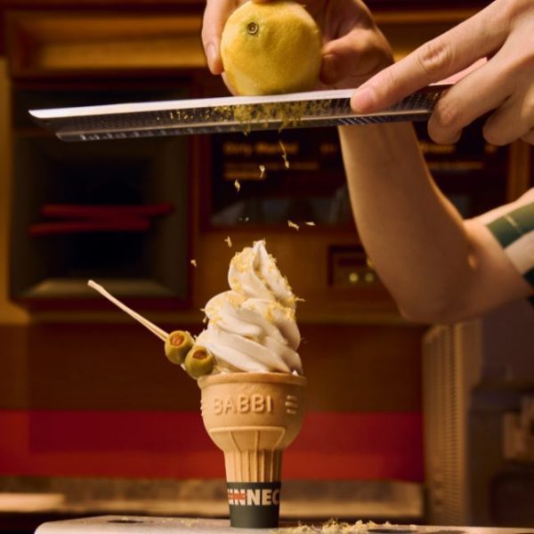 Double Chicken Please team create Dirty Martini ice cream