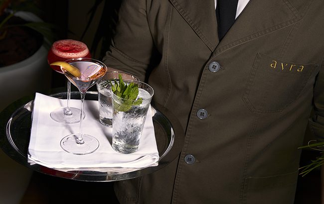 Avra Bar Senses menu