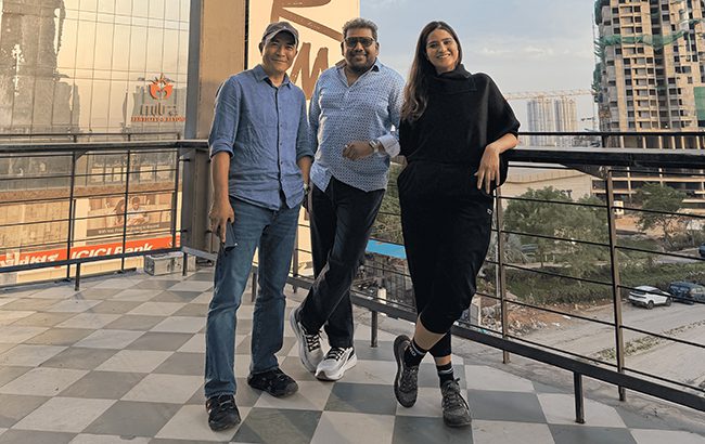 L-R: Yangdup Lama, Bar Stormy partner Kishore Palamreddy, and Minakshi Singh