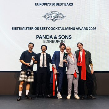 Panda & Sons’ cocktail menu, Transcend, was recognised with an individual prize