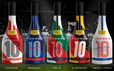 Torres Brandy unveils football-inspired bottles
